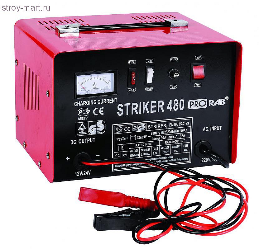 Зарядное устройство Prorab Striker 480