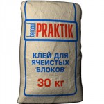 Клей для ячеистых блоков Praktik, 30 кг (48 шт./под.) - С-000046982