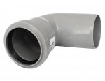 Отвод PP-H серый Дн 32х45° б/нап в комплекте Ostendorf 110120 - 4052836101204