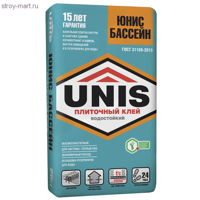 Плиточный клей для бассейна Плиточный клей для бассейна