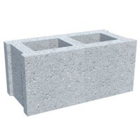 Блок керамзито-бетонный 2ух-пустотный 390*190*190 м75/f50 - С-000094301