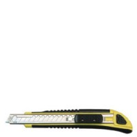 Нож с автофиксацией,рез-пласт.корпус,автомат (3лезв.) 9 мм (3065960) - С-000072738