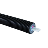 Труба теплоизолированная PE-Xa Ecoflex Thermo Twin черный 2Х40x5.5/175 Ру10 95C бухта L=200м Uponor 1045882