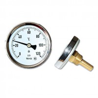 Термометр технический биметаллический - ТБ63 160C Д63 L=40