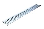Решетка водоприемная Basic РВ-10.14.100-К-штампованная нержавеющая сталь 20901