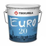 Краска водоэмульсионная Euro 20 полуматовая (база С) 9 л. - С-000059022