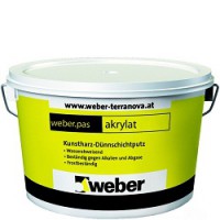 Декоративная акриловая штукатурка Weber.Pas Akrylat, 2,0 мм, «Шуба», 25 кг. - С-000074155