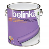 Краска для стен и потолков «Belinka Latex B1» белая, матовая 2 л. (6 шт./уп.) / 45911 - С-000116938
