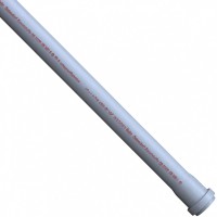 Труба PP-H серый Дн 40х1,8 б/нап L=0,15м в комплекте Ostendorf 111000