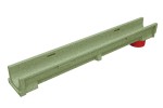 Лоток водоотводный CompoMax Basic ЛВ-10.14.10-ПВ полимербетонный с вертикальным водоотводом 703009