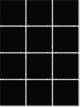 Конфетти черный 1149 полотно из 12 частей (9,9х9,9)  30х40
