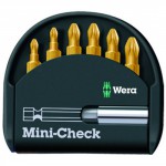 Набор бит Mini-Check TiN PZ 056287 - WE-056287