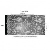 Ткань портьерная Isabelle - Схема рисунка