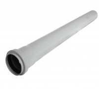 Труба PP-H серый Дн 40х1,8 б/нап L=0,5м в комплекте РосТурПласт 11145