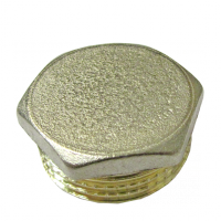 Заглушка латунь никель Ду 25 НР аналог STC - 027-8197