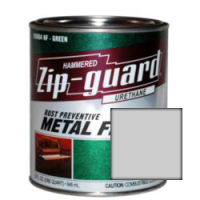 Краска для металла антикоррозийная «ZIP-Guard» серая-серебристая, молотковая 0,946л. (6 шт/уп) / 290024 - С-000073536