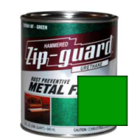 Краска для металла антикоррозийная «ZIP-Guard» зелёная, молотковая 9,463 л. / 290002 - С-000086254