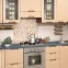 Образец кухни а интерьере с плиткой настенной: RUTH Плитка Настенная бежевая B 10х10