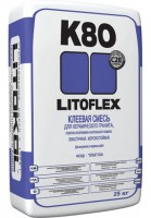 Litoflex K80 - белая клеевая смесь, 25 кг (54 шт/под) - С-000120562
