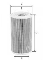 Воздушный фильтр в сборе PB 80 для дизельных компрессоров Атмос - 393957S