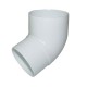 Отвод 87 градусов 2-х муфтовый Nicoll d=80mm, белый, CR88GTB - С-000101176