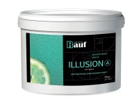 Краска текстурная Illusion B декоративная (механическое нанесение) 45 кг «Оптимист» 12 шт/пал. №156 1/40 (синий) - С-000118046