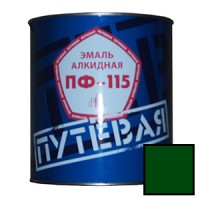 Эмаль ПФ-115 зеленая «Путевая» 2,7 кг. (6 шт/уп.) - С-000085485