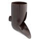 Отвод сливной Nicoll d=80mm, белый, RWS80B - С-000087637