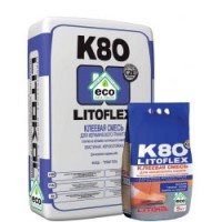 Litoflex K80 эко клеевая смесь, 25 кг (48 шт./под.) - С-000058783
