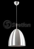Светильник подвесной Svetlon, 5004 brushed aluminum/silver d=300mm