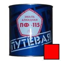 Эмаль ПФ-115 красная «Путевая» 2,7 кг. (6 шт/уп.) - С-000085483