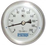 Термометр биметаллический Дк80 L=40мм 200C ТБ80 Метер - 011-0167