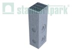 Дождеприёмный колодец секционный BetoMax ДК-50.64.65-Б-В бетонный с решёткой щелевой чугунной ВЧ кл.Е ( комплект)