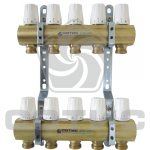 Коллекторные группы латунные с регулировочными клапанами серии СОТИС КГ03-50-2500 - КГ03-50-2503-20НР