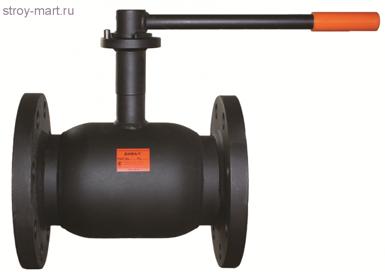 Купить Кран шаровой сталь Бивал Ду 200 Ру16 фл с ISOфл и рук ADL - 007 ...
