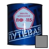 Эмаль ПФ-115 серая «Путевая» 2,7 кг. (6 шт/уп.) - С-000085479