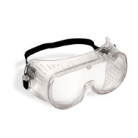 Очки защитные, прозрачные, с прямой вентиляцией. Гибкий пластик С11910 - С-000092335