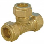 Тройник медь перех Дн54х22х54 - 027-0835