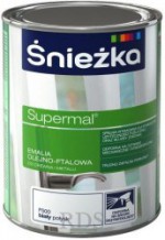 Эмаль универсальная «Supermal» зеленая, масляно-фталевая 0,8 л. (8 шт/уп.) «Sniezka» / Польша - С-000094197