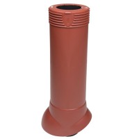 Вентиляционный выход канализации изолированный 110/160/500 красный - С-000102115