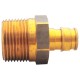 Штуцер для PE-X латунь Дн 40х1 1/4 НР Uponor 1008732