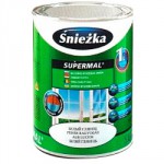 Эмаль универсальная «Supermal» голубая темная, масляно-фталевая, 0,8 л. (8 шт/уп.) «Sniezka» / Польша - С-000094198