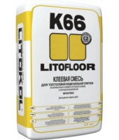 Litofloor K66 - клеевая смесь, 25 кг (54 шт/под) - С-000014148