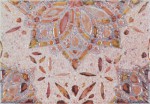 Флоренция 7ФО005 на белом розовый Декор 24,9х36,4