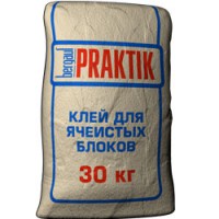 Клей для ячеистых блоков Praktik, 30 кг (48 шт./под.) - С-000046982