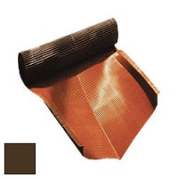 Ребристый желобок для обустройства ендовы двухстронний 500х1600мм, алюм., коричневый - С-000115984