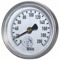 Термометр биметаллический Дк80 L=40мм 200C А5001 Wika 3905055