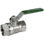 Кран шаровой латунь R250W Ду 32 ВР/ВР рычаг Giacomini R250WX026