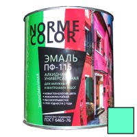 Эмаль ПФ-115 бирюзовая «Norme Color» (ГОСТ 6465-76) 2.7 кг. (6 шт/уп.) - С-000098961