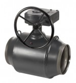 Кран шаровой сталь JIP/G-WW Ду 500 Ру25 под приварку с редуктором Danfoss 065N0181G